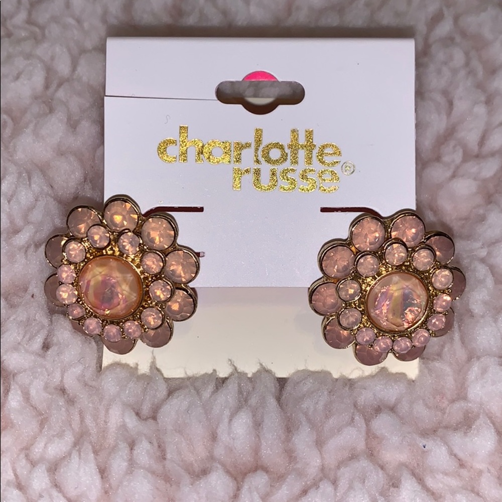 Charlotte Russe Flower Earrings